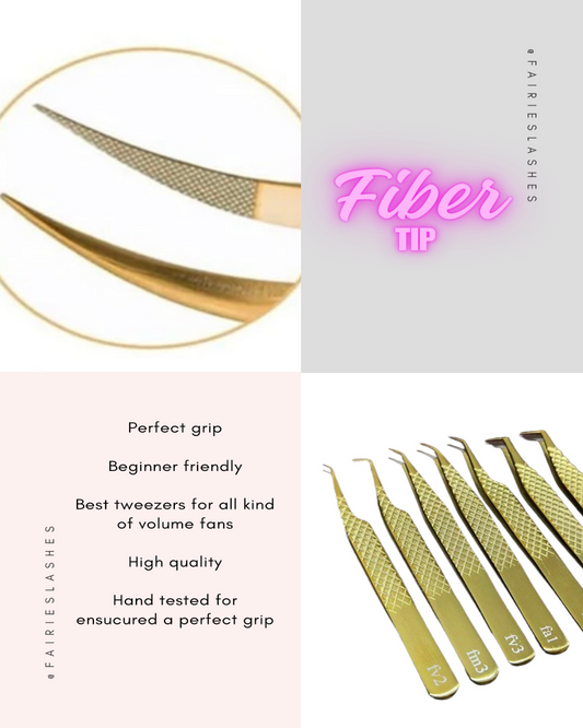 Fiber tip tweezers