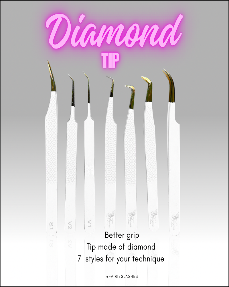 Diamond Tweezers set