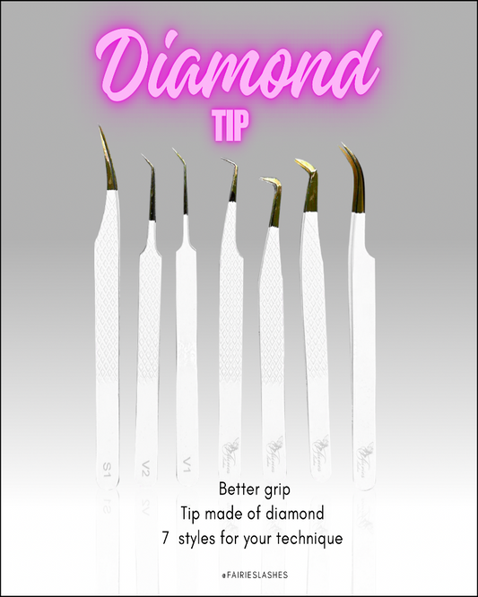 Diamond Tweezers set